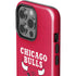 NBA Chicago Bulls Red Distressed iPhone 15 Pro Impact Case